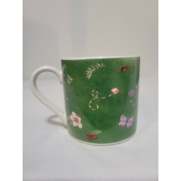 Winnie The Pooh Coffee Mug Simply Pooh Disney Flowers Butterflies Cup - Picture 3 of 6